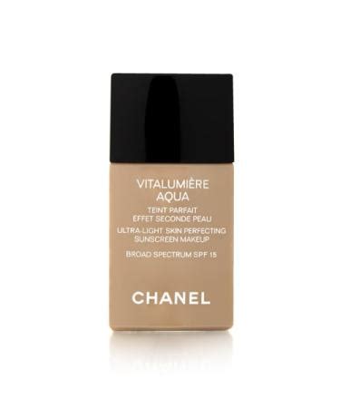 chanel vitalumiere aqua skin perfecting makeup beige muscade|Chanel vitalumiere foundation 40 beige.